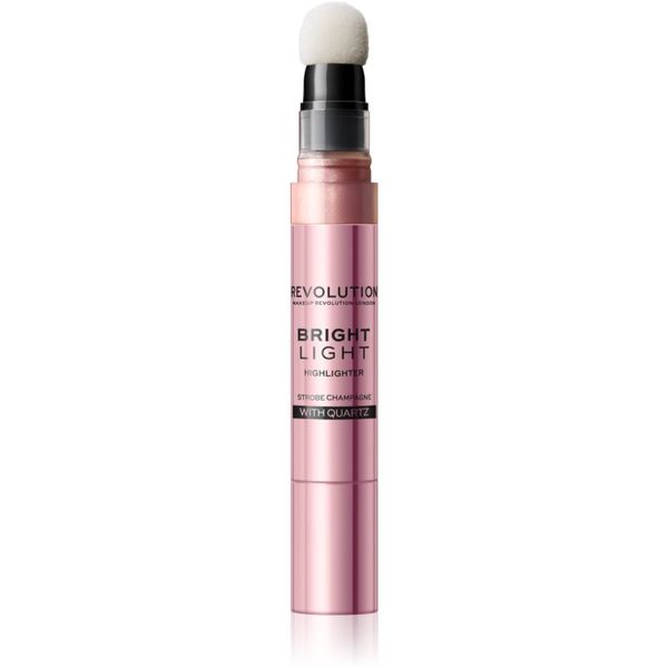 Makeup Revolution Makeup Revolution Bright Light kremasti osvetljevalec odtenek Strobe Sparkling Wine 3 ml