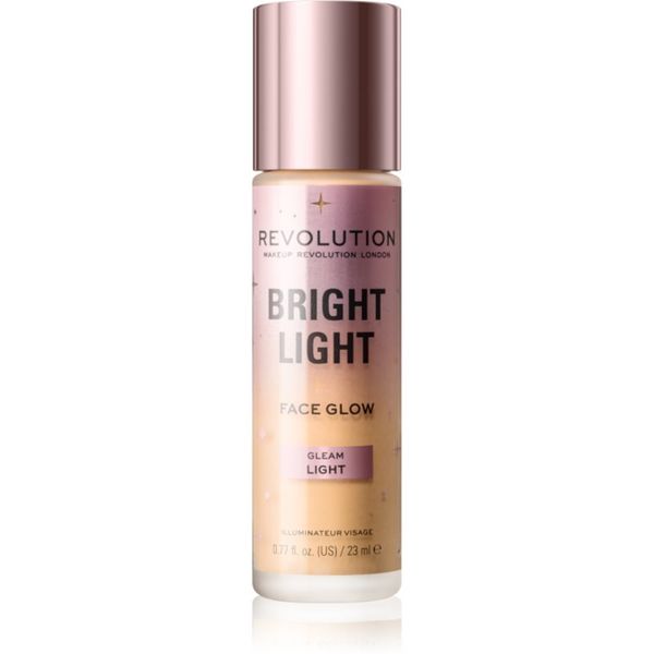 Makeup Revolution Makeup Revolution Bright Light posvetlitveni tonirani fluid odtenek Gleam Light 23 ml