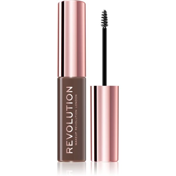 Makeup Revolution Makeup Revolution Brow Fixer gel za obrvi odtenek Medium Brown 6 ml