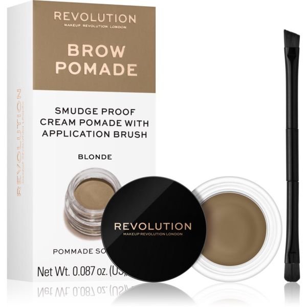 Makeup Revolution Makeup Revolution Brow Pomade pomada za obrvi odtenek Blonde 2.5 g