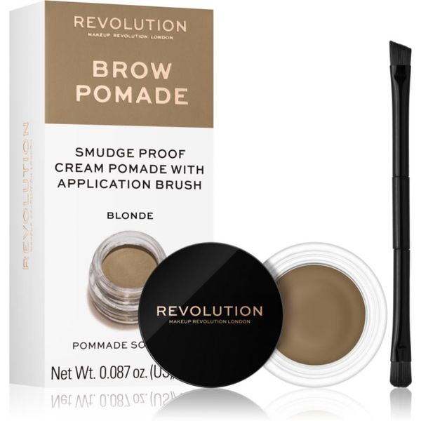 Makeup Revolution Makeup Revolution Brow Pomade pomada za obrvi odtenek Blonde 2.5 g