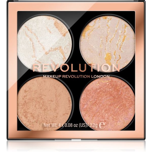 Makeup Revolution Makeup Revolution Cheek Kit paleta za lica odtenek Take a Breather 4 x 2.2 g