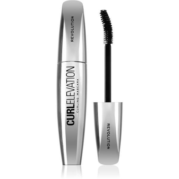 Makeup Revolution Makeup Revolution Curl Elevation maskara za privihanje in ločevanje trepalnic odtenek Black 8 ml