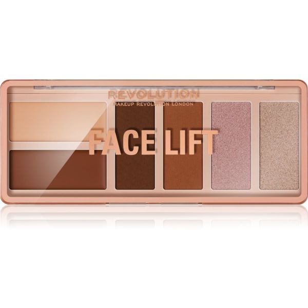 Makeup Revolution Makeup Revolution Face Lift paleta za konture obraza odtenek Light to Medium 6x1,8 g