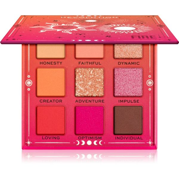 Makeup Revolution Makeup Revolution Fantasy paleta senčil za oči odtenek Fire 9 g