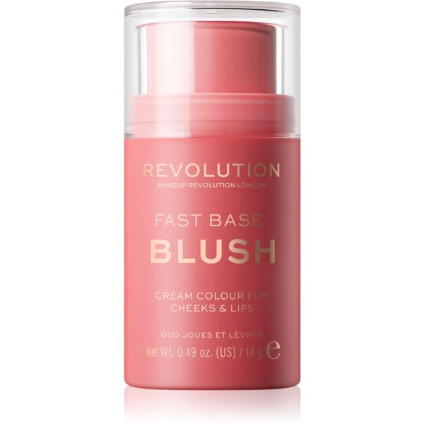 Makeup Revolution Makeup Revolution Fast Base toniran balzam za ustnice in lica odtenek Baby 14 g