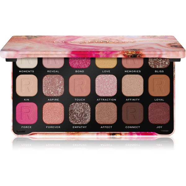 Makeup Revolution Makeup Revolution Forever Flawless paleta senčil za oči odtenek Affinity 18 x 1.1 g