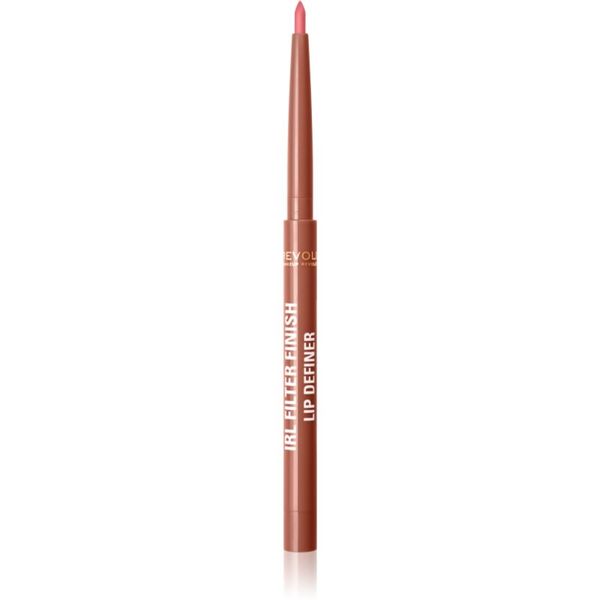 Makeup Revolution Makeup Revolution IRL Filter kremasti svinčnik za ustnice z mat učinkom odtenek Espresso Nude 0,18 g