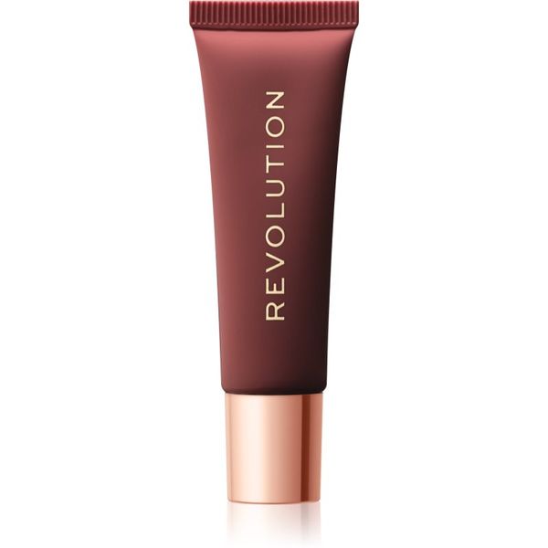 Makeup Revolution Makeup Revolution Juicy Peptide balzam za ustnice s peptidi odtenek Nude Latte 8 ml