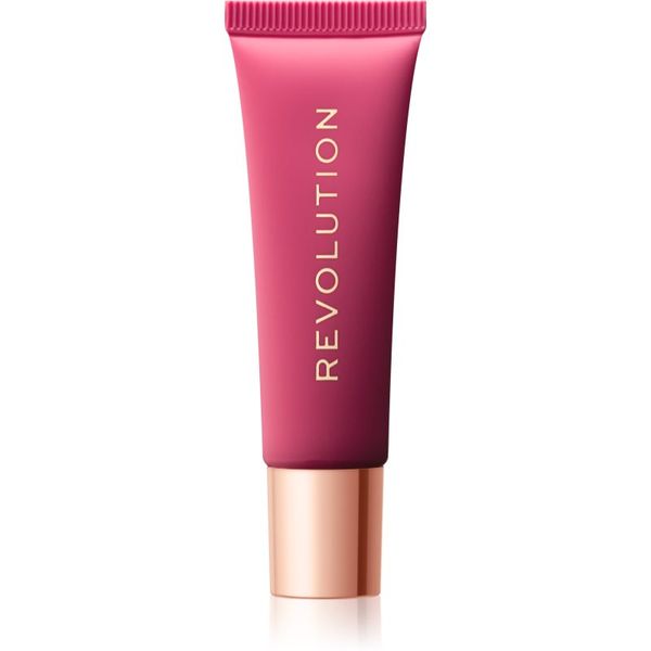 Makeup Revolution Makeup Revolution Juicy Peptide balzam za ustnice s peptidi odtenek Pink Strawberry 8 ml