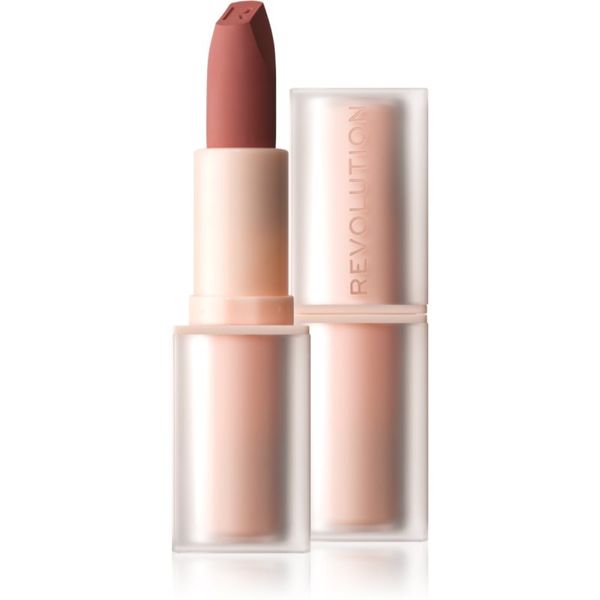 Makeup Revolution Makeup Revolution Lip Allure Soft Satin Lipstick kremasta šminka s satenastim zaključkom odtenek Brunch Pink Nude 3,2 g