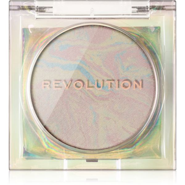 Makeup Revolution Makeup Revolution Mood Switch Aura posvetlitveni pečeni puder odtenek Universal Prism 3.5 g