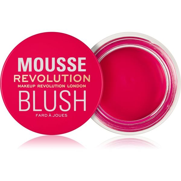 Makeup Revolution Makeup Revolution Mousse rdečilo odtenek Juicy Fuchsia Pink 6 g