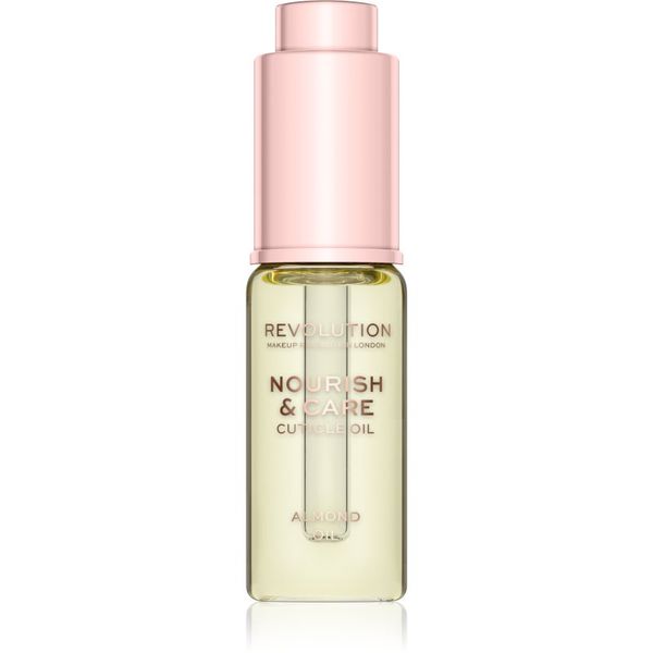 Makeup Revolution Makeup Revolution Nourish & Care intenzivna nega za suhe nohte in obnohtno kožico z mandljevim oljem 15 ml