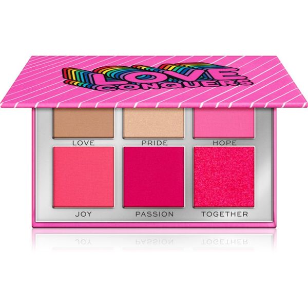 Makeup Revolution Makeup Revolution Power Shadow Palette paleta senčil za oči odtenek Love Conquers 6,6 g