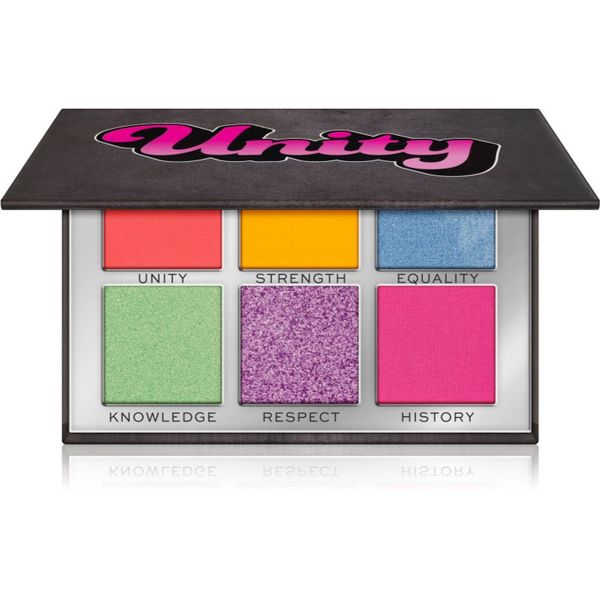 Makeup Revolution Makeup Revolution Power Shadow Palette paleta senčil za oči odtenek Unity 6,6 g