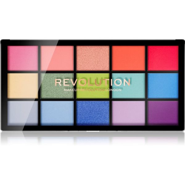 Makeup Revolution Makeup Revolution Reloaded paleta senčil za oči odtenek Sugar Pie 15x1,1 g