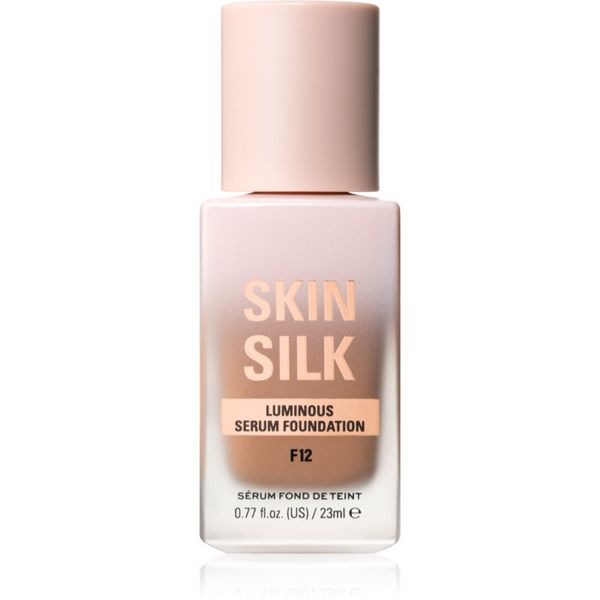 Makeup Revolution Makeup Revolution Skin Silk Serum Foundation lahki tekoči puder s posvetlitvenim učinkom odtenek F12 23 ml