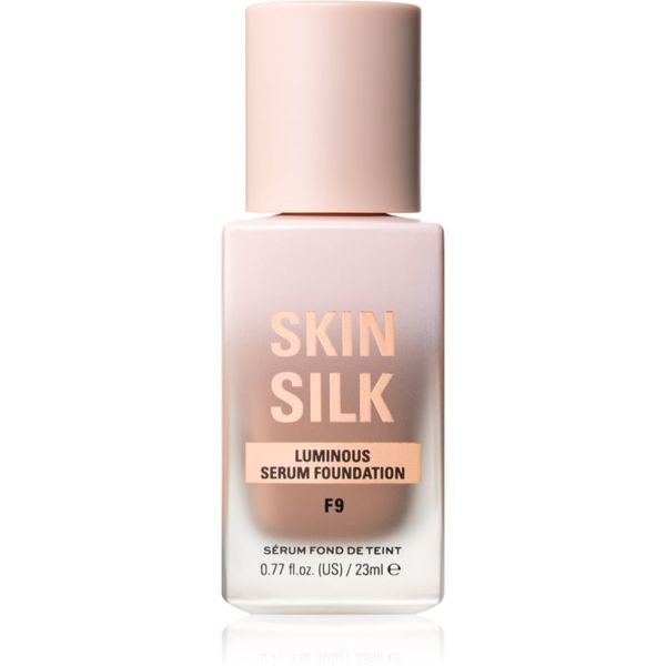 Makeup Revolution Makeup Revolution Skin Silk Serum Foundation lahki tekoči puder s posvetlitvenim učinkom odtenek F9 23 ml