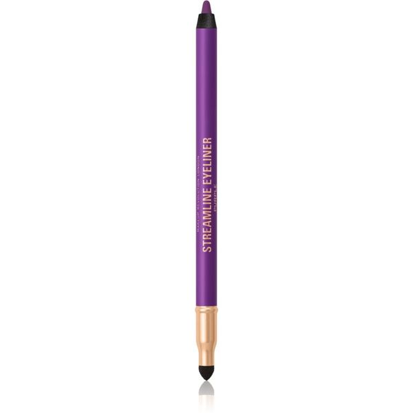 Makeup Revolution Makeup Revolution Streamline kremast svinčnik za oči odtenek Purple 1,3 g