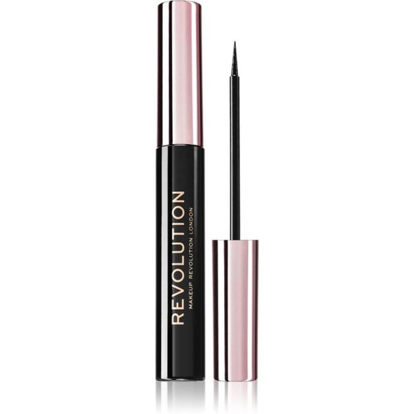 Makeup Revolution Makeup Revolution Super Flick tekoče črtalo za oči odtenek Black 4.5 ml