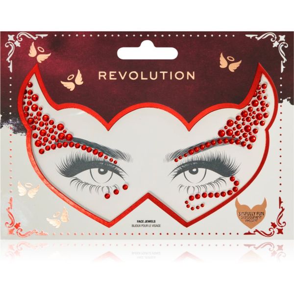 Makeup Revolution Makeup Revolution Truly Sinful Face Gems nalepke za obraz 2 g