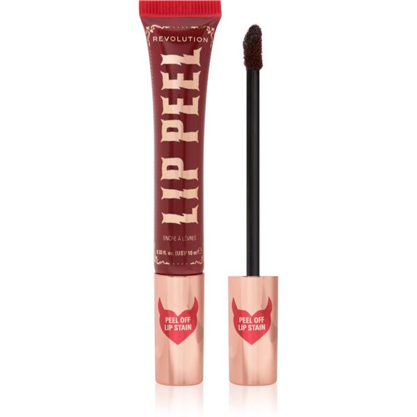 Makeup Revolution Makeup Revolution Truly Sinful Lip Peel piling za ustnice odtenek Red 10 ml