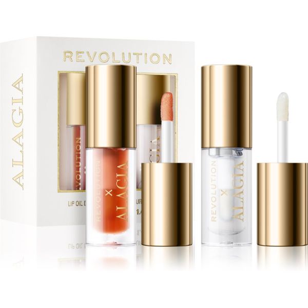 Makeup Revolution Makeup Revolution X Alagia Dominicana Glow & Sunburn darilni set za ustnice 1 kos