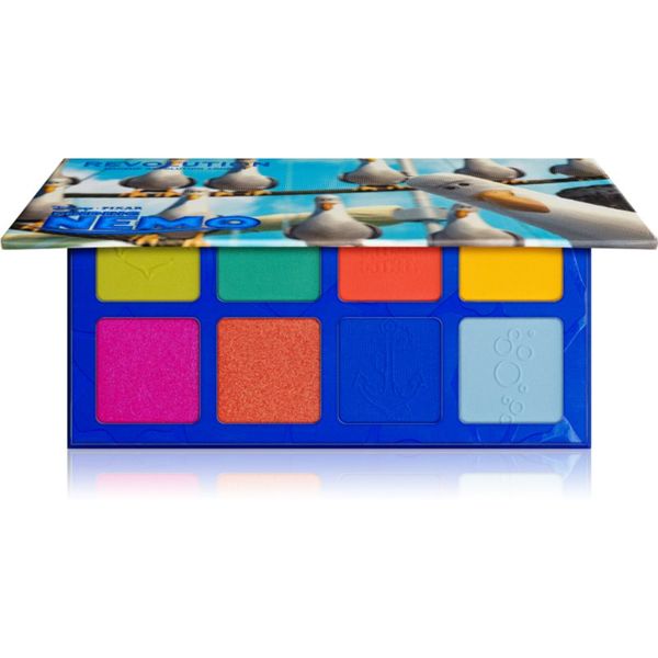 Makeup Revolution Makeup Revolution X Finding Nemo paleta senčil za oči odtenek Mine 8,8 g