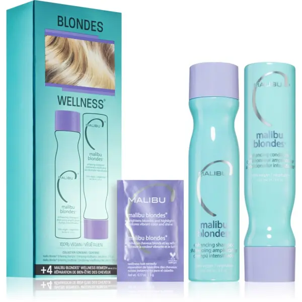 Malibu C Malibu C Malibu Blondes Collection set za blond lase
