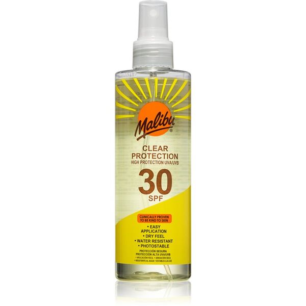 Malibu Malibu Clear Protection pršilo za sončenje 250 ml