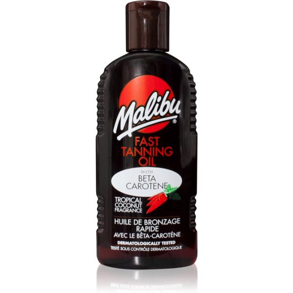 Malibu Malibu Fast Tanning Oil pripravek za pospešitev in podaljšanje porjavelosti 200 ml