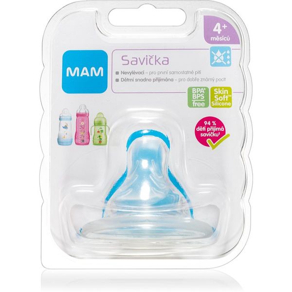 MAM MAM Baby Bottles Teat Spill-free cucelj za stekleničko 4m+ 1 kos