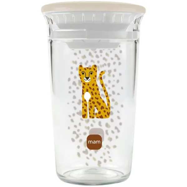 MAM MAM Easy to Drink Cup lonček, ki ne pušča Yellow 8m+ 290 ml