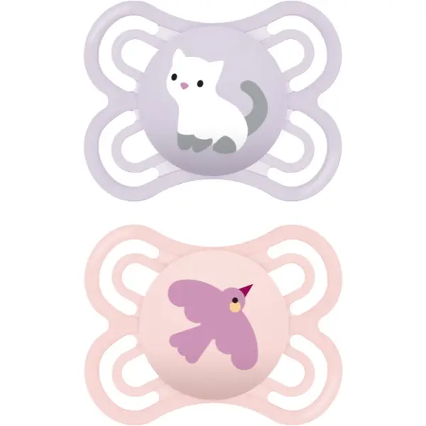 MAM MAM Perfect 0+m, dbl box duda Pink/ Purple 2 kos