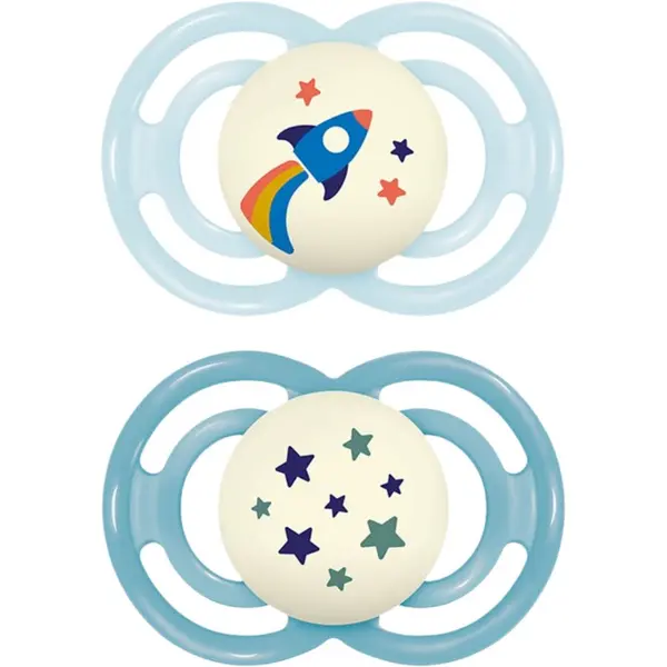 MAM MAM Perfect Night 16m+ duda Blue/ Turquoise 2 kos