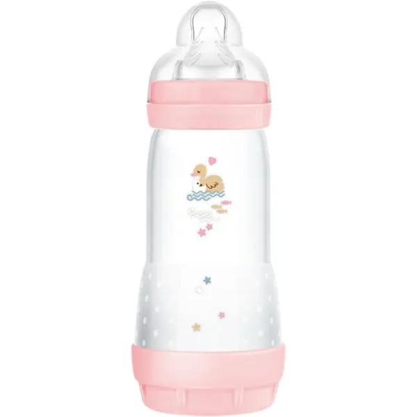MAM MAM Perfect Star Anti-colic Bottle antikolična steklenička 4m+ Pink 320 ml