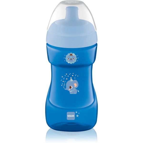 MAM MAM Sports Cup steklenička za otroke Blue 330 ml