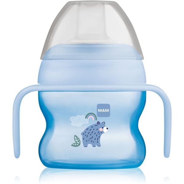 MAM MAM Starter Cup otroški lonček z ročaji Blue 150 ml