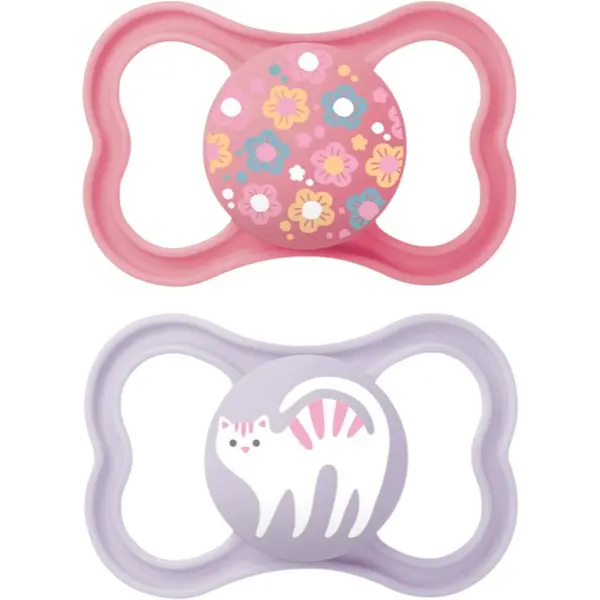 MAM MAM Supreme Double Box 6+ months duda Pink/ Purple 2 kos