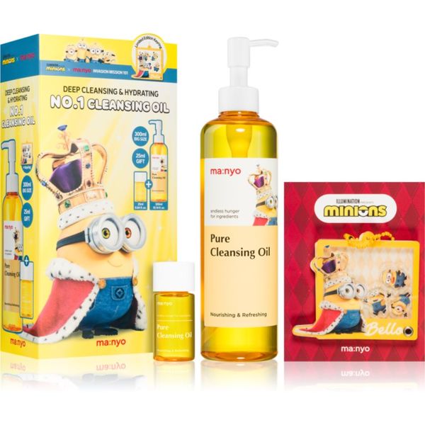 ma:nyo ma:nyo Minions Pure Cleansing Oil Set darilni set(za popolno čiščenje obraza)