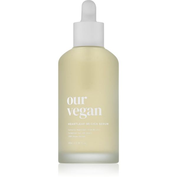 ma:nyo ma:nyo Our Vegan Heartleaf Cica pomirjajoči serum z vlažilnim učinkom 100 ml