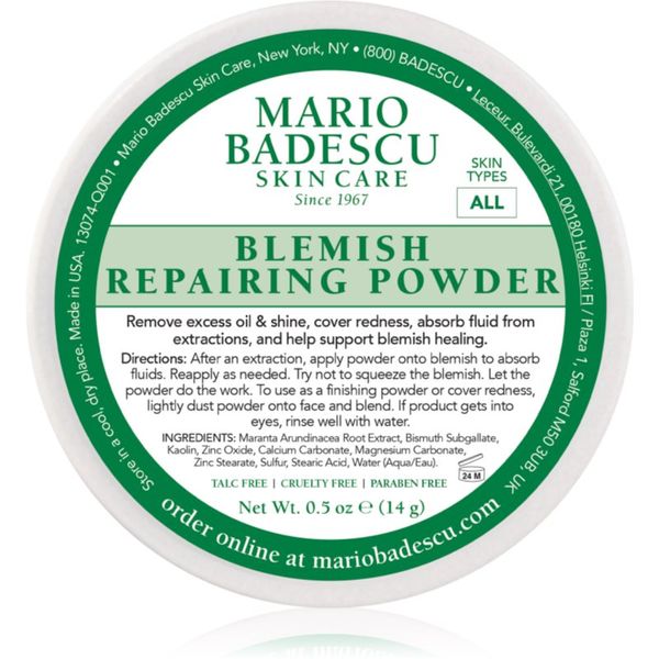 Mario Badescu Mario Badescu Blemish Repairing Powder puder proti nepravilnostim na koži 14 g