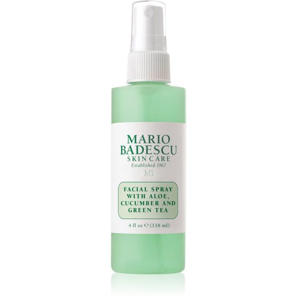 Mario Badescu Mario Badescu Facial Spray with Aloe, Cucumber and Green Tea hladilna in osvežilna meglica za utrujeno kožo 118 ml