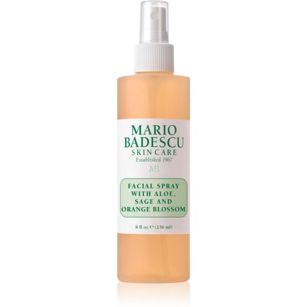 Mario Badescu Mario Badescu Facial Spray with Aloe, Sage and Orange Blossom energijska vlažilna meglica za obraz 236 ml