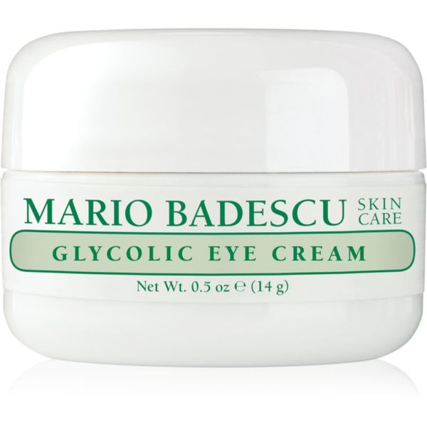 Mario Badescu Mario Badescu Glycolic Eye Cream vlažilna krema proti gubam z glikolno kislino za predel okoli oči 14 g