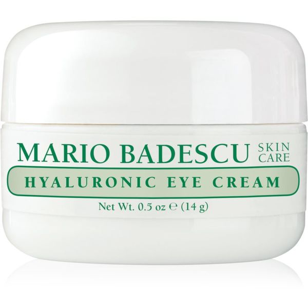 Mario Badescu Mario Badescu Hyaluronic Eye Cream vlažilna in gladilna krema za predel okoli oči s hialuronsko kislino 14 g