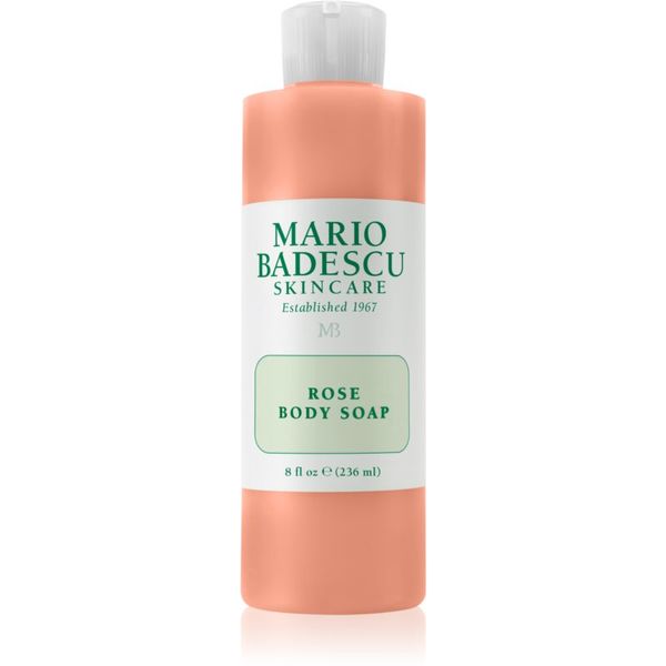 Mario Badescu Mario Badescu Rose Body Soap poživljajoči gel za prhanje z vrtničnim oljem 236 ml