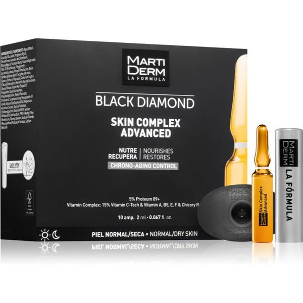 Martiderm MartiDerm Black Diamond Skin Complex Advanced ampulice za utrujeno kožo 10x2 ml