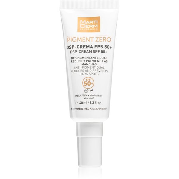 Martiderm MartiDerm Pigment Zero DSP-Cream dnevna krema proti pigmentnim madežem SPF 50+ 40 ml